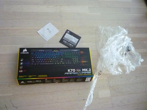 Boite vide clavier corsair k70 - vide,